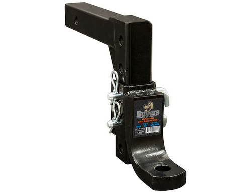 Buyers 1803095 - 4-Position Adjustable 2" Ball Mount, 10,000 lb GTW, 12.9" Long, Black Powder Coat