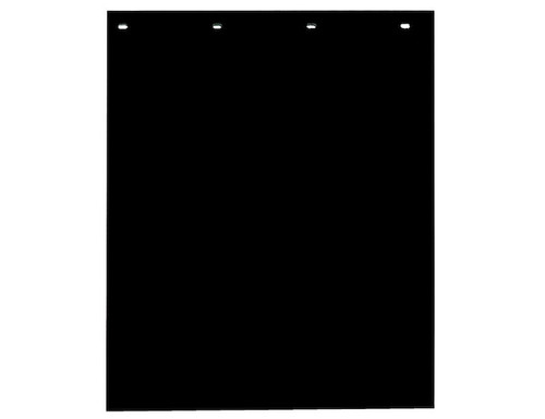 Buyers RC30PPB - 24x30 Inch Black Polymer Mud Flaps, Heavy-Duty, Bolt-On, 3/16" Thick for Trucks