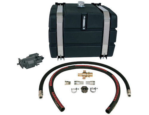 Buyers SMWLK50PDMCW - 50 Gallon Side-Mount Hydraulic Wetline Kit with Direct Mount Pump for Dump Applications
