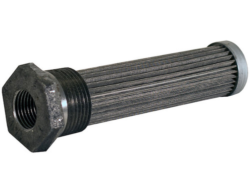 Buyers SW1501003 - Thru-Wall Sump Strainer, 15 GPM, 150 Micron Filtration, 304 Stainless Steel, 1 1/2" NPTF Inlet, 1" NPTF Outlet for Trucks and Trailers