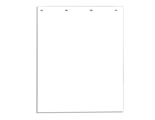 Buyers B30PSRPW - 30" x 24" White Heavy-Duty Grooved Polymer Mud Flaps with Bolt-On Mounting for Trucks