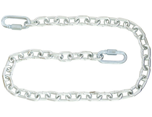 Buyers B31648SC - Zinc-Plated 3/16" x 48" Safety Chain with Quick Links, 3000 lb Capacity
