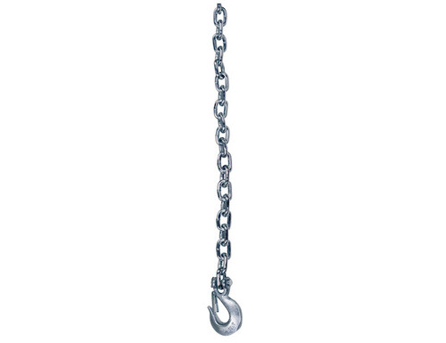 Buyers BSC3835 - Class 4 15,000 lb. 3/8" x 35" Zinc-Plated Steel Trailer Safety Chain with Slip Hook