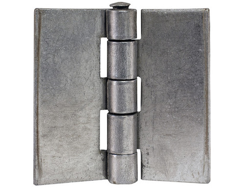 Buyers BTS124025 - 4x4 Inch Steel Butt Hinges, 0.120 Inch Thick, Plain Finish, Weld-On or Bolt-On, for Cabinets, Panels, and Toolboxes