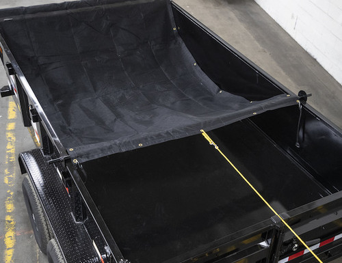 Buyers DTR5012 - 12-Foot Manual Dump Tarp Kit with 5x12 Foot PVC-Coated Vinyl Mesh Tarp