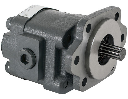 Buyers H2136151 - Hydraulic Gear Pump, 2/4 Bolt SAE B Mount, 7/8-13 Spline Shaft, 3000 PSI, Cast Iron, Bi-Rotational for Truck and Trailer Hydraulic Systems
