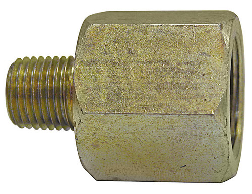 Buyers H3209X12X8 - 3/4" NPT to 1/2" NPT Carbon Steel Adapter Pipe Fitting with Zinc Plated Finish