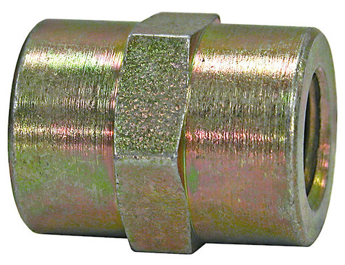 Buyers H3309X16 - 1 NPT to 1 NPT Carbon Steel Pipe Fitting Coupling with Zinc Plated Finish for Tight, Secure Connections