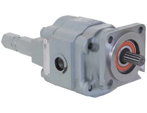 Buyers H6134251 - Heavy-Duty Live Floor Hydraulic Pump with Relief Port, Cast Iron, SAE B 4-Bolt Mount, 3000 PSI
