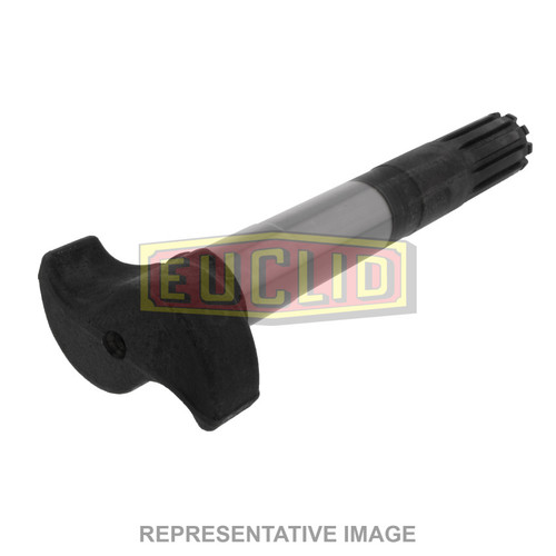 Euclid E-10863 - W Series Cam Brake Camshaft LH, 14.50" Brake Diameter, 10 Spline, Bolt Style End, for Coach & Transit Axles