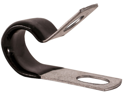 Buyers 250 - Vinyl Coated Steel Conduit Straps for .250 Conduit, Black, Corrosion Resistant, Secure Wire & Cable Management