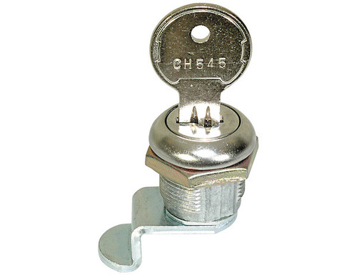 Buyers 88CH545 - Replacement Lock Cylinder with Key for Truck Box Latches - Fits Standard & Junior Sizes - Zinc Plated Carbon Steel