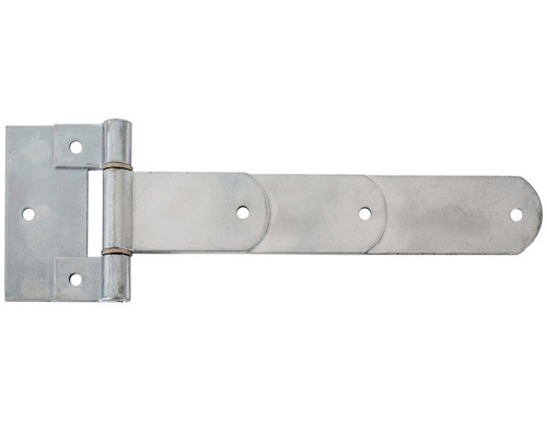 Buyers B2423F - Steel Strap Hinge for Trailer Doors, 8" Strap, Zinc Plated, Heavy Duty, 6 Mounting Holes