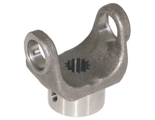 Buyers B243331 - B1310 Series End Yoke: Forged Steel, 15-Degree Angle, 2.000" Hub Diameter, 0.875-13" Spline Bore, Heavy-Duty PTO Driveline Coupling