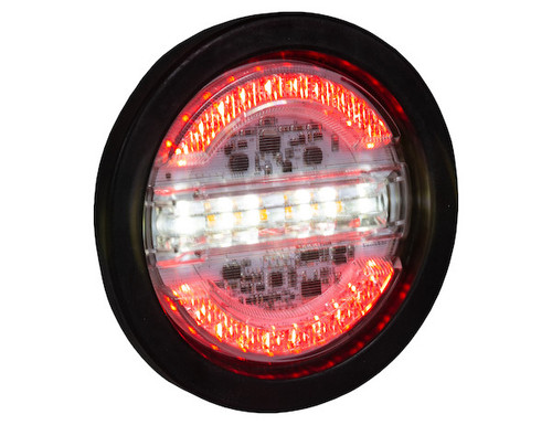 5624432 4" ROUND RED LED COMBO S/T/T LAMP