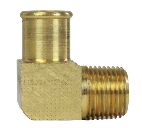 Tectran 339-12D - 90 Degree 3/4" ID x 1/2" NPT Barb Elbow Fitting