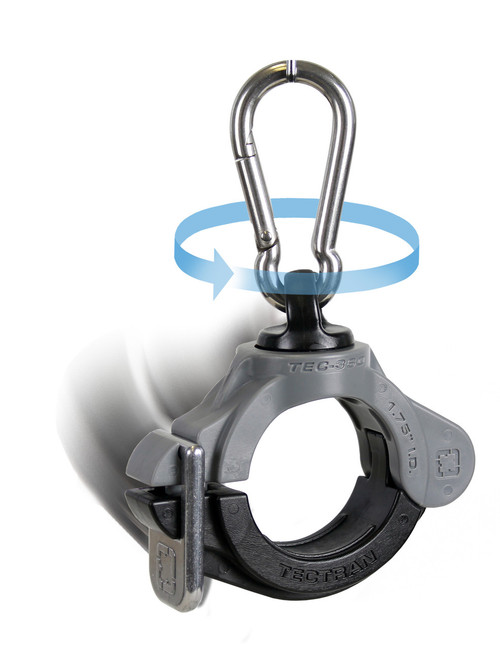 Tectran 360175ST - 1.75" Gray Stainless Steel TEC-360 Clamp