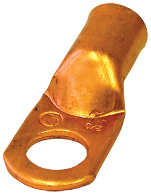 Tectran 5012-1/06 - 1/0 Gauge Copper Lug, 3/8" Stud, UL Listed
