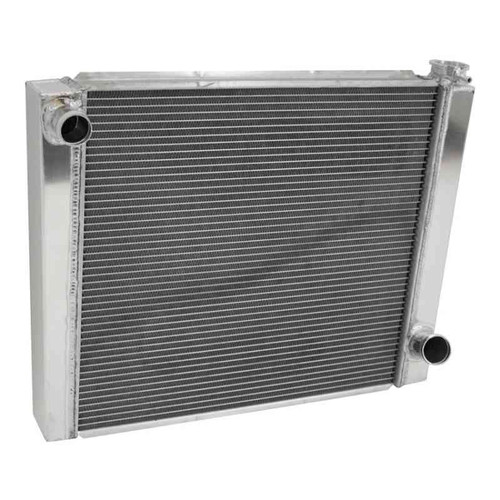 American Radiator 162421 - 19" x 24" Chevy Aluminum Racing Radiator, 2 Row, Single Pass