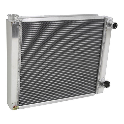 162422 19" X 24" CHEVY ALUMINUM RACING RADIATOR: 2 ROW, DOUBLE PASS