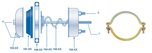 Tectran 153-30 - 30 Chamber Brake System Pressure Housing