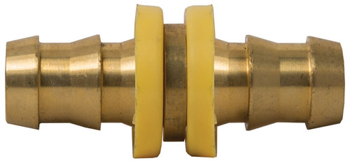 Tectran 729-8 - 1/2" ID Brass Hose Splicer Dual Barb Fitting