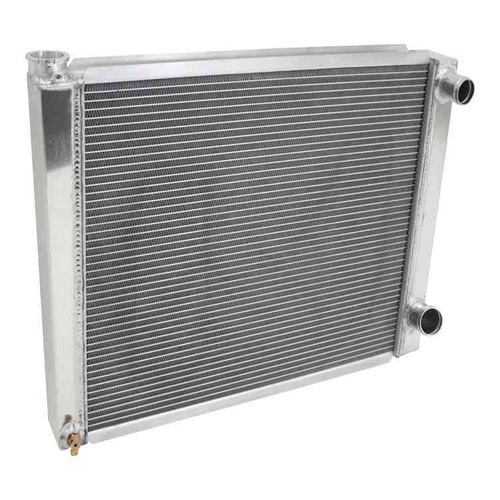 American Radiator 162722 - 19" x 27.5" Chevy Aluminum Racing Radiator, 2 Row, Double Pass
