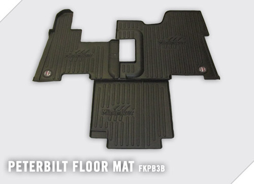Minimizer 10002675 Premium Custom Floor Mat for Peterbilt 365/367/384/386/388/389 2006-2021