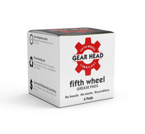 GH1001 GEAR HEAD 5TH FIFTH WHEEL GREASE PADS 6 PACK