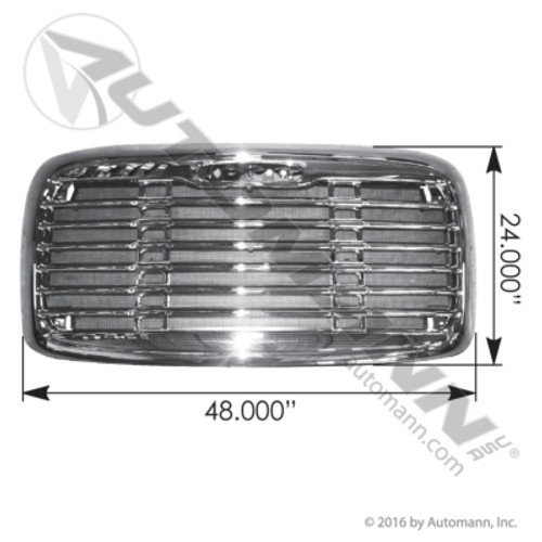 564.14007 GRILLE WITH SCREEN FREIGHTLINER