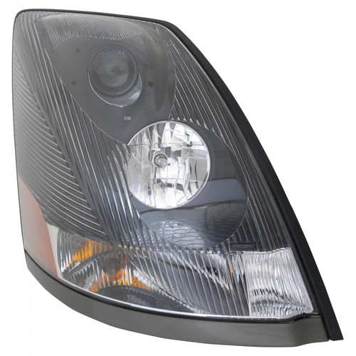 806654 VOLVO VN HALOGEN HEADLIGHT ASSEMBLY | BLACK HOUSING | PASSENGER SIDE | 82329127
