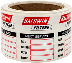 PKG50 SERVICE STICKERS - 50 SHEETS