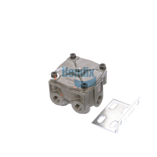 Bendix 065303 - R12 Relay Valve AM, 2 SUP / 4 DEL, 1/2-14 NPT & 1/4-18 NPT Ports, Heavy Duty Air Brake System