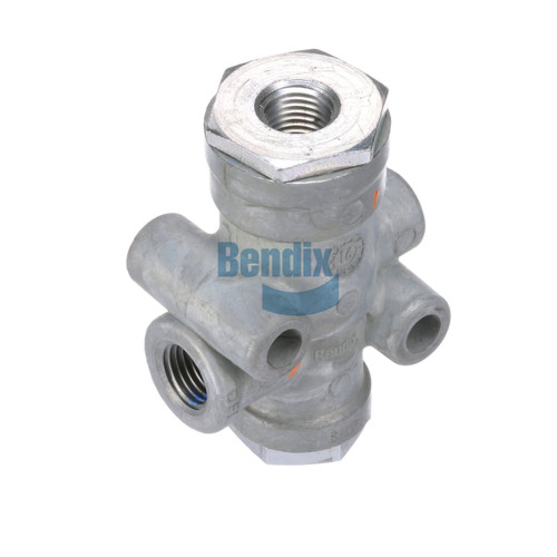 Bendix 801833 - Shut Off Valve with 1/4-18 NPT Ports, Ø .280 IN Mounting, for Heavy Duty Trucks