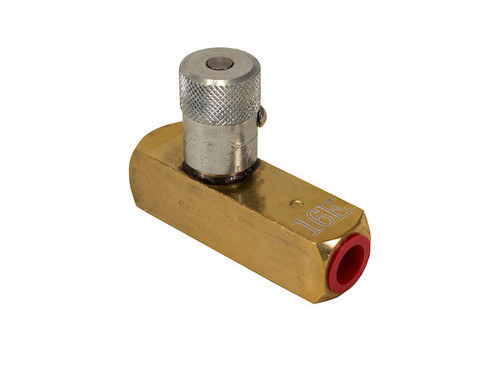 F400B VALVE, FLOW CONTROL BRASS 1/