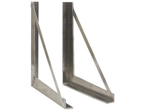 Buyers 1701040 - Aluminum Truck Box Mounting Brackets for Underbody Tool Boxes, 24x24 Inch, Welded, Pair