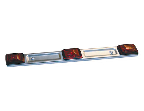 Buyers 5621720 - Stainless Steel ID Bar Light with 9 LEDs for Trucks and Trailers - FMVSS/CMVSS 108 Compliant