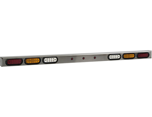Buyers 8891177 - 77 Inch Oval LED Light Bar Kit with Reverse Lights for Municipal Salt Spreaders