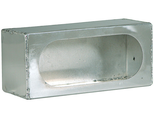 Buyers LB383SST - Single Oval Light Box for 6" Oval DOT Lights, 430 Stainless Steel, Bolt-On/Weld-On Mount