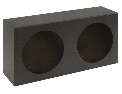 Buyers LB6123 - Dual Round Light Boxes for 4" DOT Lights - 6x12x3 Inch Carbon Steel with Bolt-On/Weld-On Mount