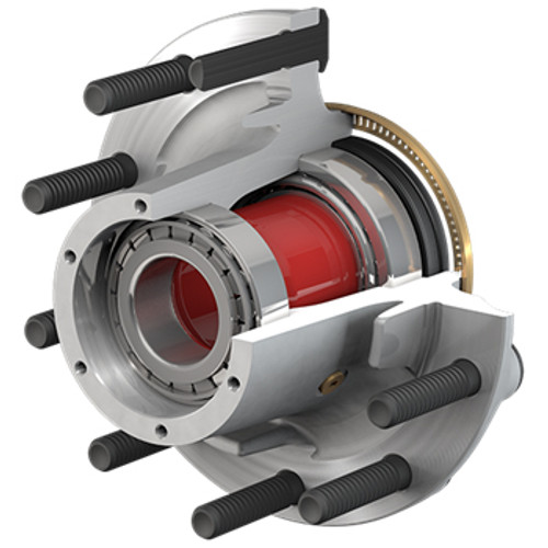 ConMet 10082225 - Aluminum PreSet TN Trailer Hub Assembly with HP10 Mounting System - 11500 lbs Capacity