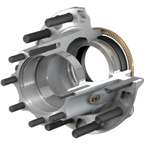 ConMet 10085440 - Aluminum Conventional R Drive Hub Assembly with BSN-RH Mounting System - 11500 PG Rating