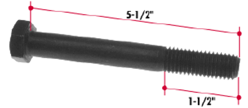 B1342-22 GM SPRING BOLT 5/8''