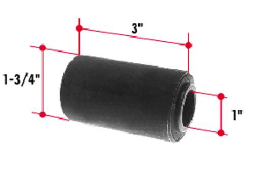 Flagg RB141 - Rubber Encased Spring Bushing for Superior Ride and Durability