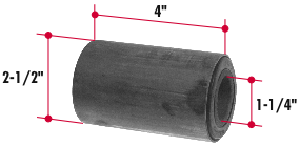 Flagg RB84 - Rubber Encased Spring Bushing for Mack