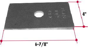 Flagg WW7 - Freightliner Alum. Wedge - Heavy Duty Aluminum Wedge for Freightliner