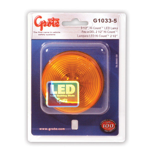 G1033-5 CLR/MKR LAMP 2.5 YELLOW