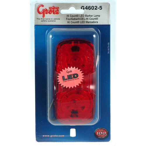G4602-5 CAB MKR LAMP RED HI COUNT