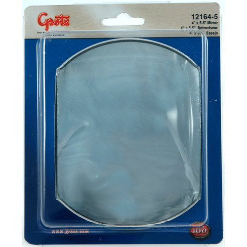 12164-5 MIRROR 4'' 5-1/2'' STICK ON CONVEX RETAIL PACK