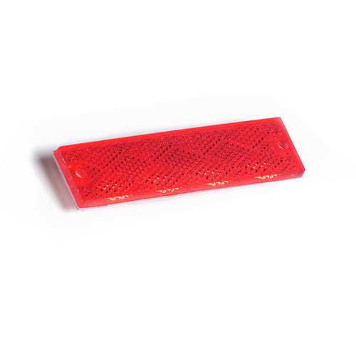 Grote 40132-3 - Red Mini Stick-On Rectangular Reflector Bulk Pack